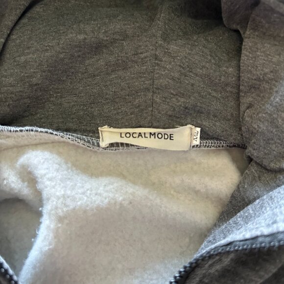 Localmode Men's Gray Double Zipper Hoodie Size XXL - Picture 3 of 5